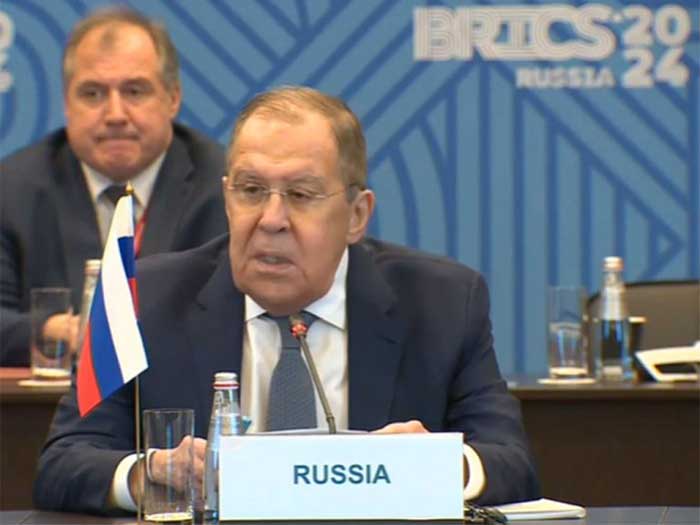The head of Russian diplomacy spoke during the morning session of the first meeting of Sherpas and sous-sherpas of the BRICS group.