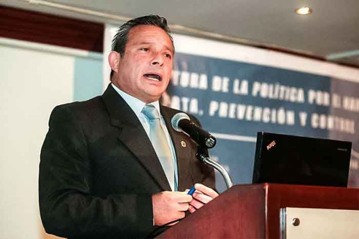 Former Director of Peru's anti-drug prevention agency Ricardo Soberón