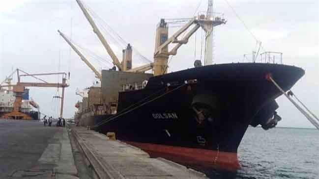 Iran's Golsan cargo ship. (Photo: Press TV)