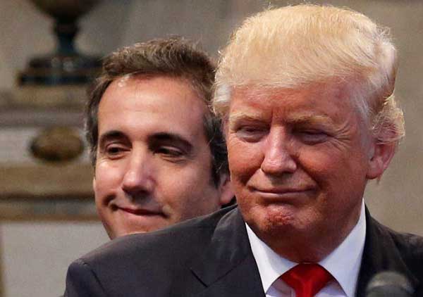 The Donald with Michael Cohen