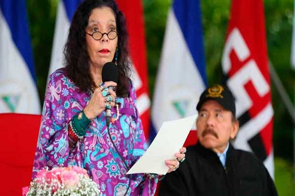 Nicaraguan Vice President Rosario Murillo and seven other Nicaraguan citizens were sanctioned by the EU
