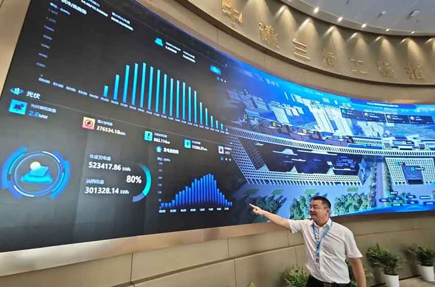 A self-developed zero-carbon smart operation platform independently developed by China Construction Third Engineering Bureau Group Co., Ltd. is employed for automated energy management of the company's headquarters building.