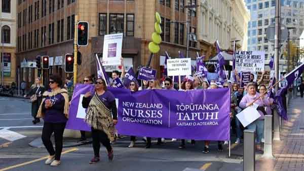 Under-resourced & under-supported: Tens of thousands of New Zealand nurses go on strike for better pay, safer work. Photo: New Zealand Nurses Organization / Facebook