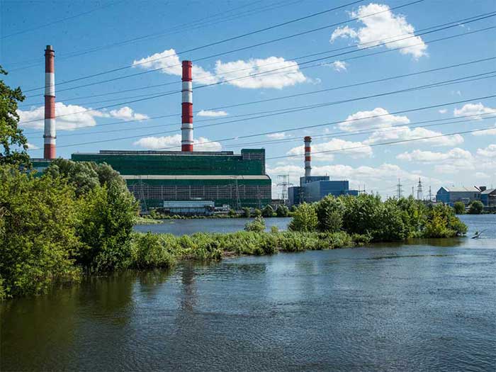 Central hidroeléctrica de Shatura, una de las más antiguas de Rusia.