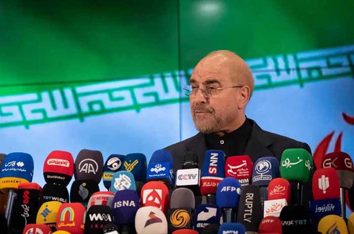 Mohammad Bagher Ghalibaf, presidente del Parlamento iraní.