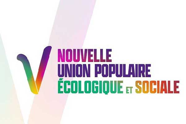Bloque de partidos franceses de izquierda Nueva Unión Popular Ecológica y Social (Nupes) 
