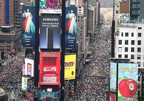 More than 3,300 events took place in several cities across all 50 states of the United States.