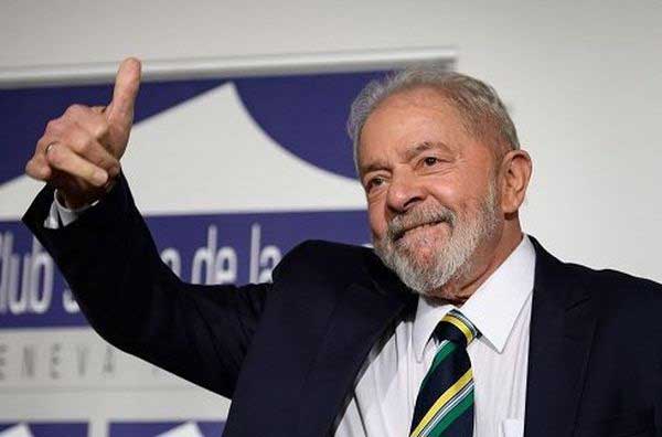 Former Brazilian president Luiz Inácio Lula da Silva.