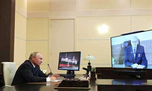 Putin thanked Efremov, during a videoconference