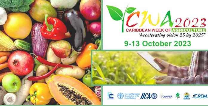 The Caribbean Week of Agriculture will be held in Nassau, Bahamas, Oct. 9-13