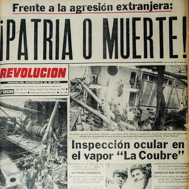 In the face of foreign aggression: Patria o Muerte!