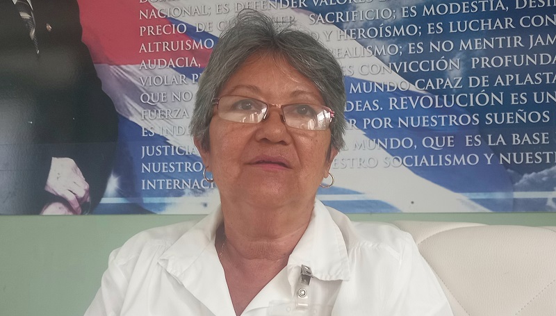 Dr. Martha Cabrales, head of the Leprosy Program in Las Tunas.
