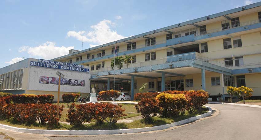 Guillermo Domínguez hospital, in Puerto Padre