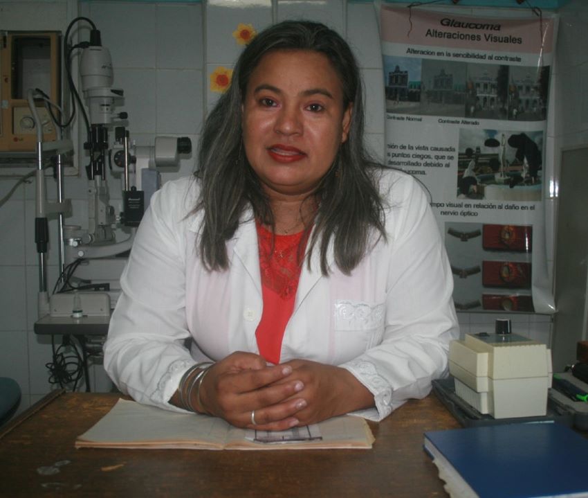 Dr.  Noraidis Suárez Estévez, a second-degree specialist in Ophthalmology.