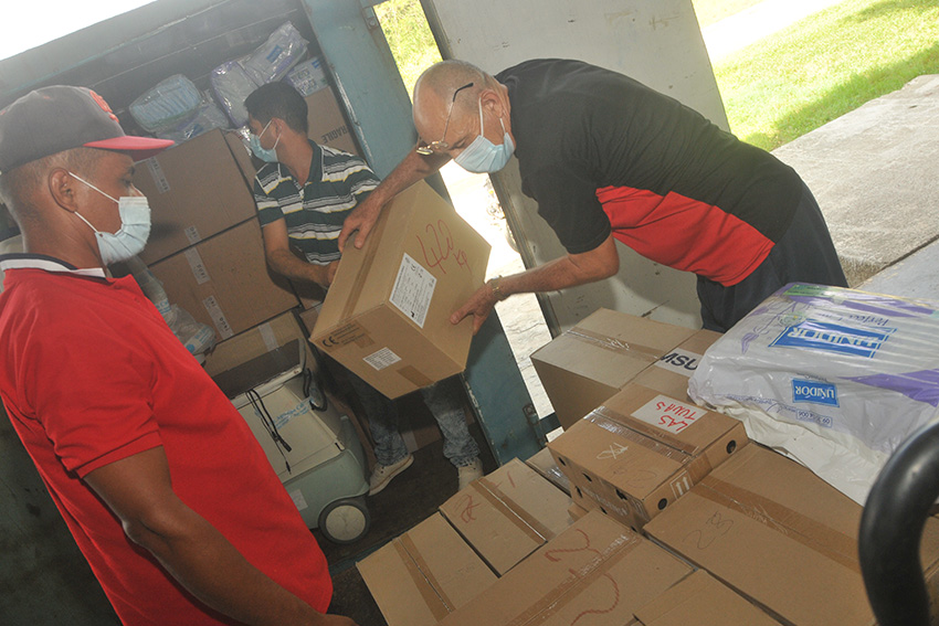 Donation of medical supplies