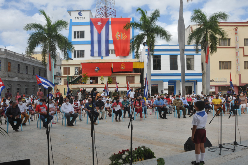 National Act for anniversaries of the José Martí Pioneers Organization (OPJM) and the Young Communist League (UJC)