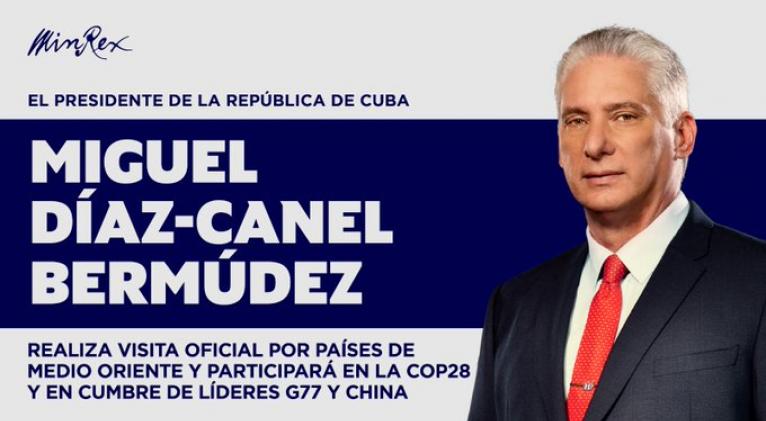 Visit to the Middle East by Cuban President Miguel Díaz-Canel