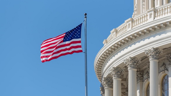 estados unidos bandera capitolio