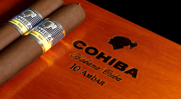 w cohiba ambar caja