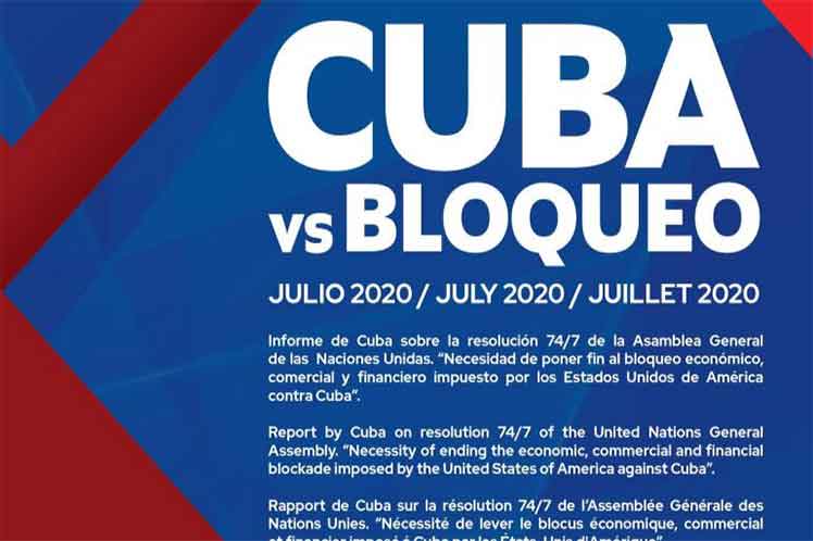 Informe Cuba vs Bloqueo