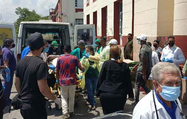 Víctimas de explosión en La Habana reciben atención médica
