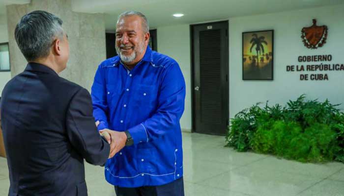 Marrero Cruz recibió al Vicesecretario del Comité Provincial del Partido Comunista de China y gobernador de la provincia de Zhejiang.