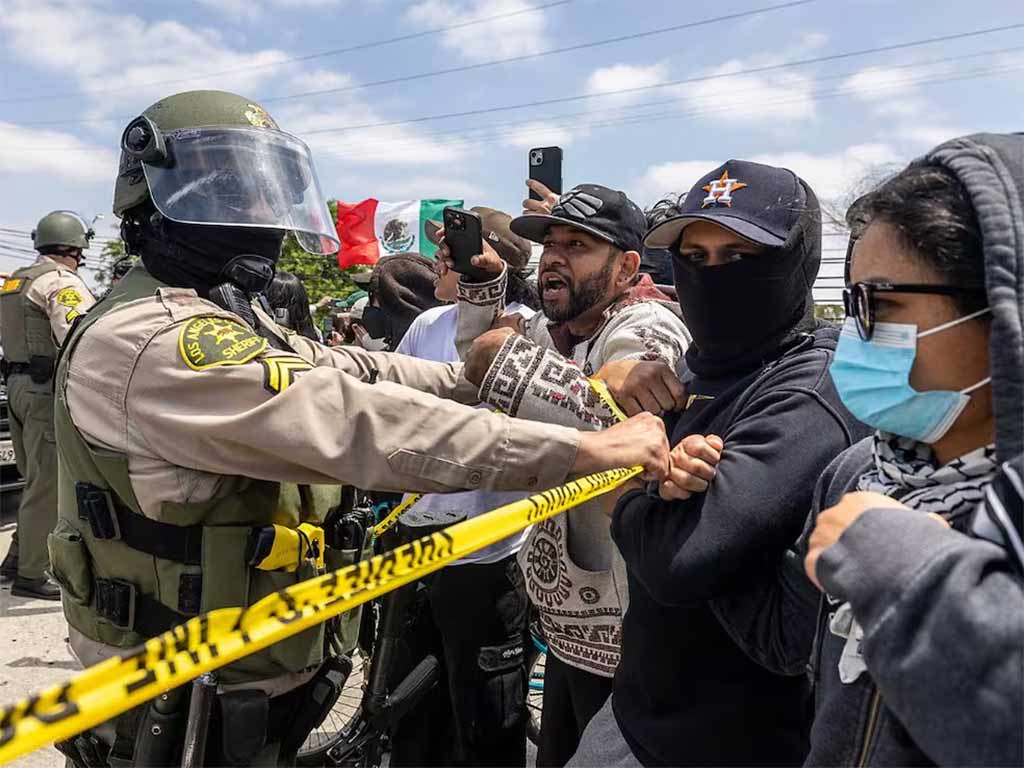 Los Angeles Protestas por Redadas del ICE 1