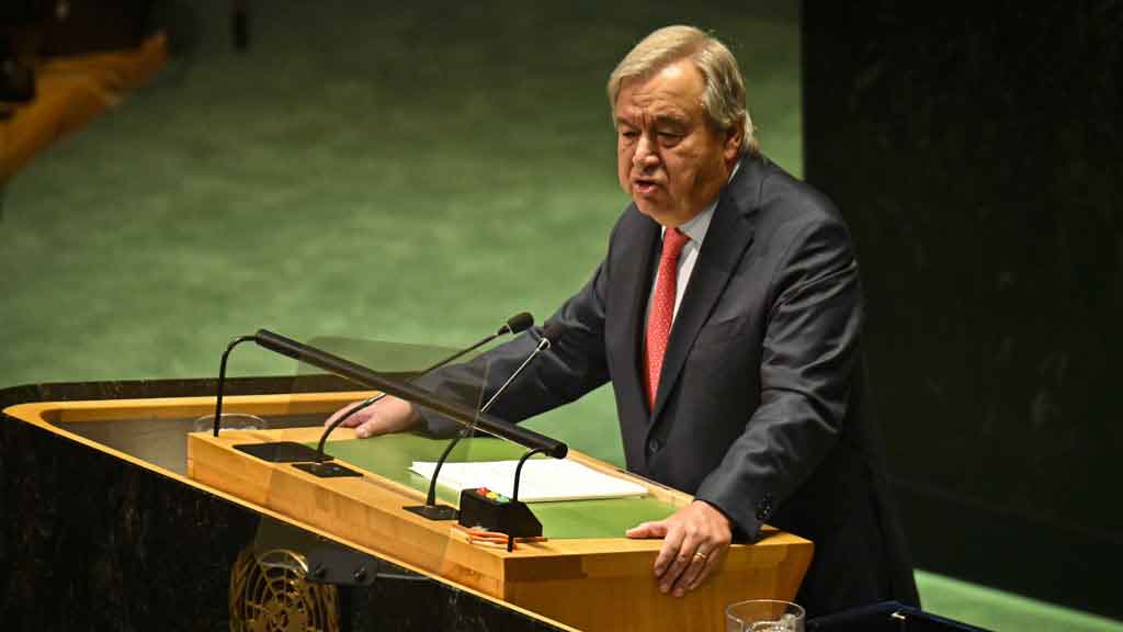 El secretario general de la ONU alertó de una presión sin precedentes sobre la paz y seguridad del planeta.