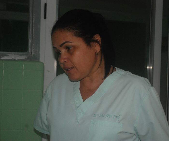 Yoandra Gutiérrez, head of the Provincial Nursing Group for Neonatology and Pediatrics.